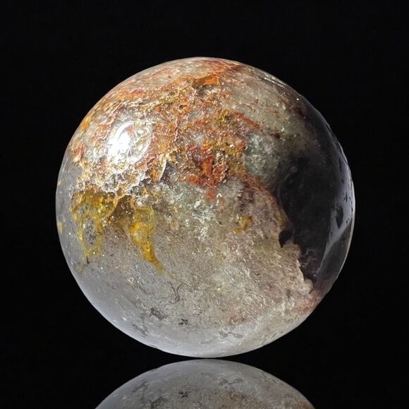 Garden Quartz Crystal Marble Sphere (#6)‎ - Picture 1 of 11
